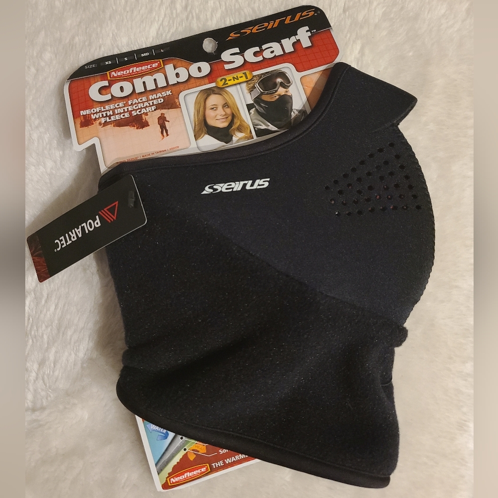 Seirus Black Combo Scarf